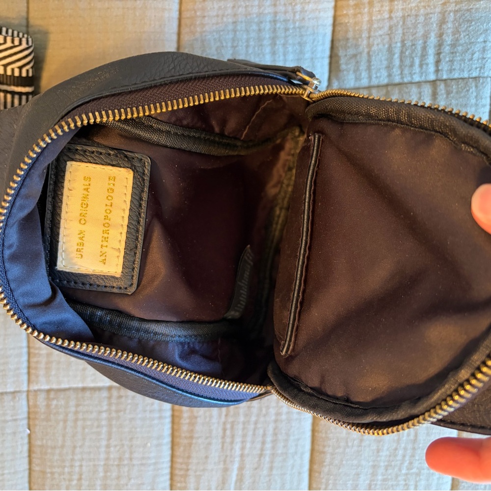 Anthropologie Liberty Swing Bag in Black Vegan Leather - Picture 7 of 8